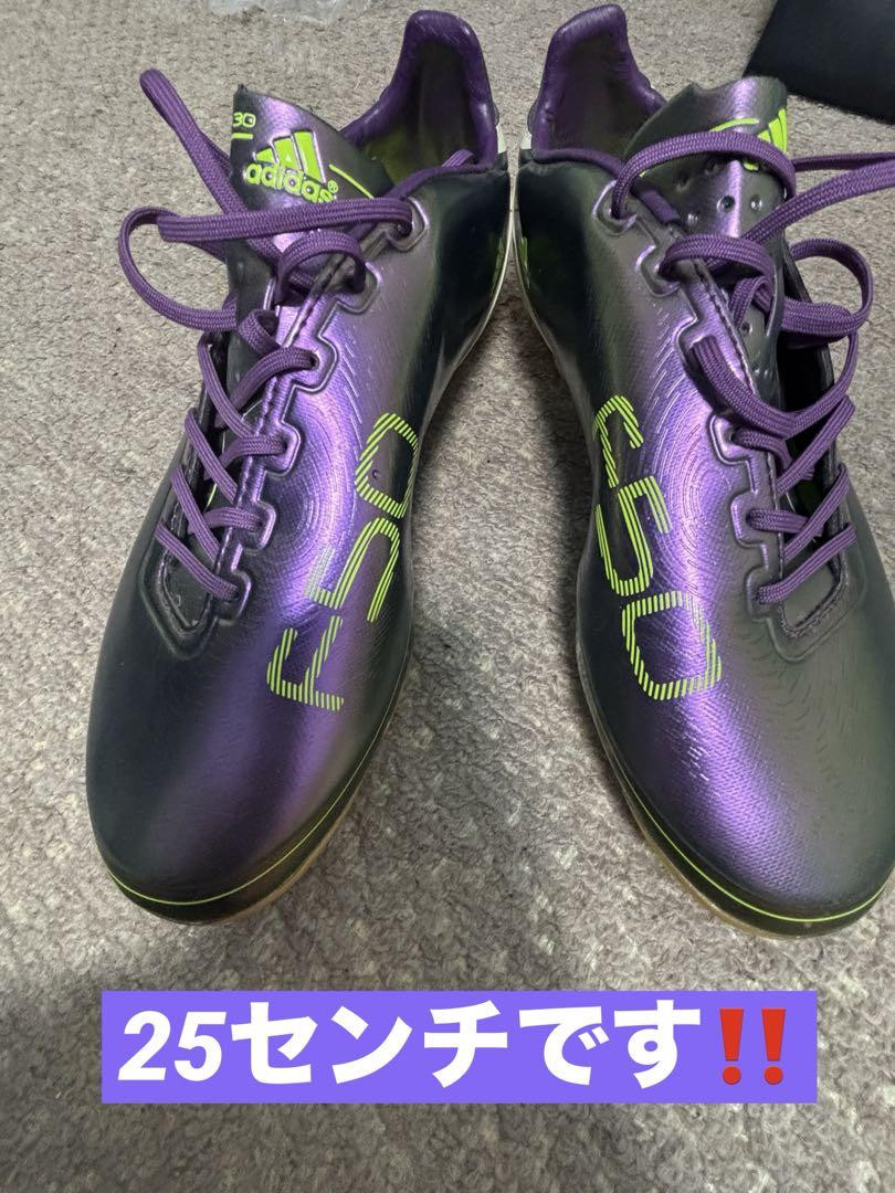 adidas F50 サッカーシューズ パープル/イエロー Adidas F50 Soccer Shoes Purple/Yellow US 7 | eBay