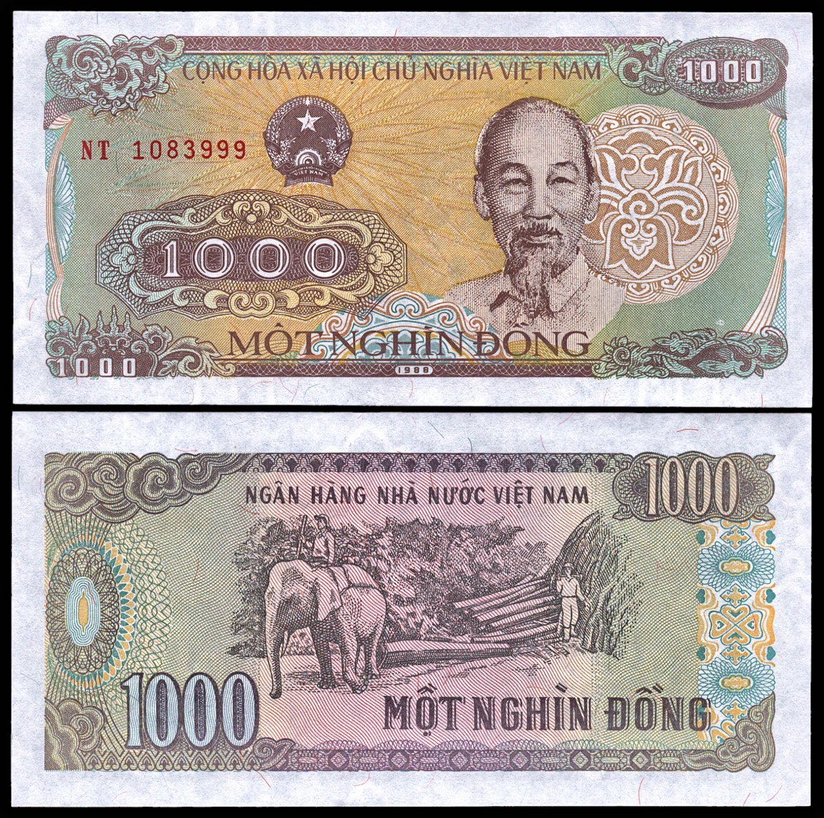 Vietnamese Paper Money 1,000 ₫ Denomination for sale | eBay