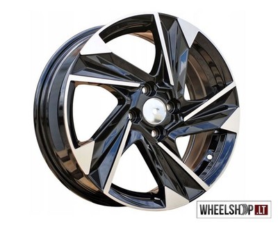 Mazda Suzuki KIA R16 4x100 alloy wheels 4x 16 inch 6.5j Black Machined Felgen