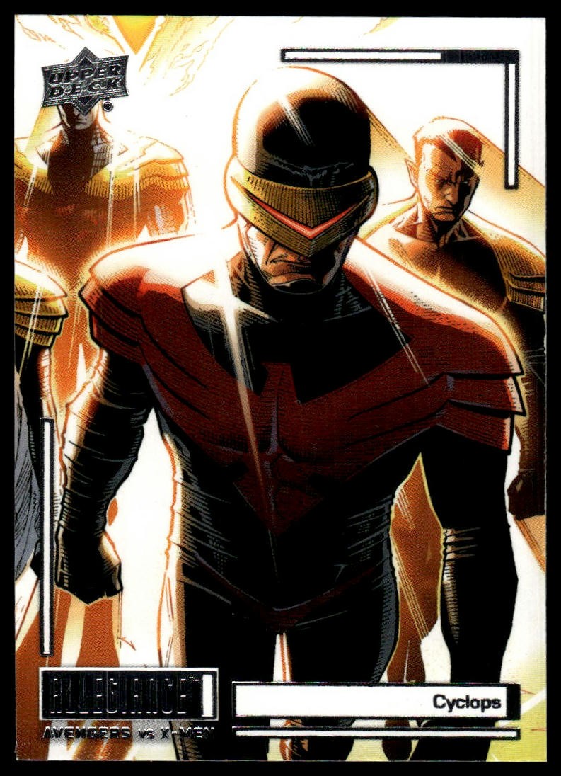 2023 Upper Deck Marvel Allegiance: Avengers vs X-Men Cyclops #C58