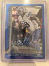 2025 Topps Chrome Tate Ratledge Blue Auto /150