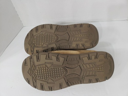 Skechers Relaxed Fit Memory Foam 360 Tan & Fur Lined Slippers (Size 10) VGC - Picture 7 of 8
