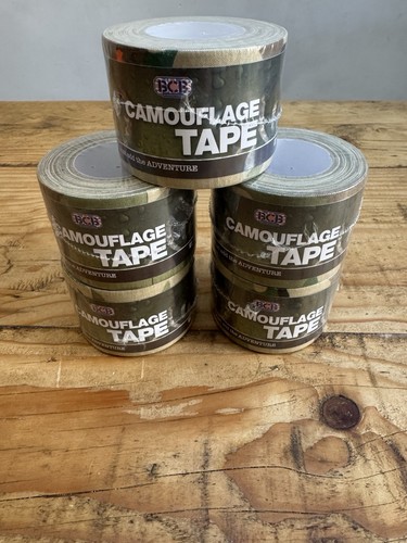 Sniper Tape BCB MTP Camo tape, 5cm x 10m cloth repair tape. X5 Rolls - Picture 4 of 4