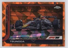 2025 Topps Chrome Sapphire Formula 1 F1 Cars Orange /25 Yuki Tsunoda #74 11ng
