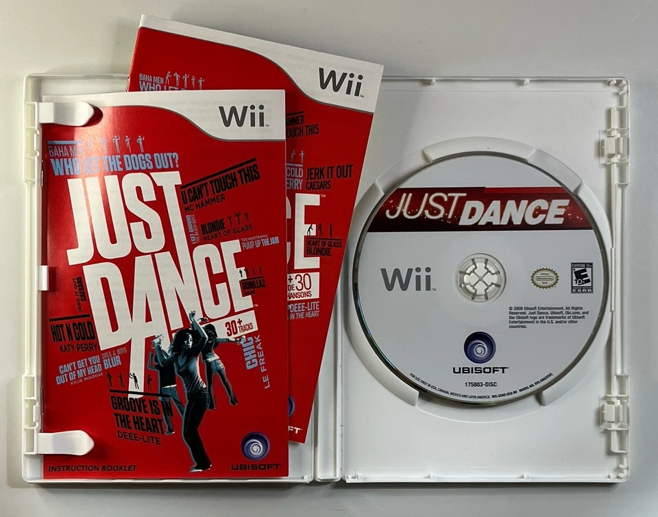 Just Dance (Nintendo Wii, 2009) CIB, Complete, VG Condition & Tested! - Image 3 of 4