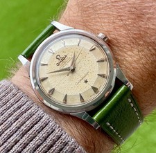 Omega Constellation Pie Pan Dog Leg 2852 1958 Cal. 505 Steel Gold Vintage Watch