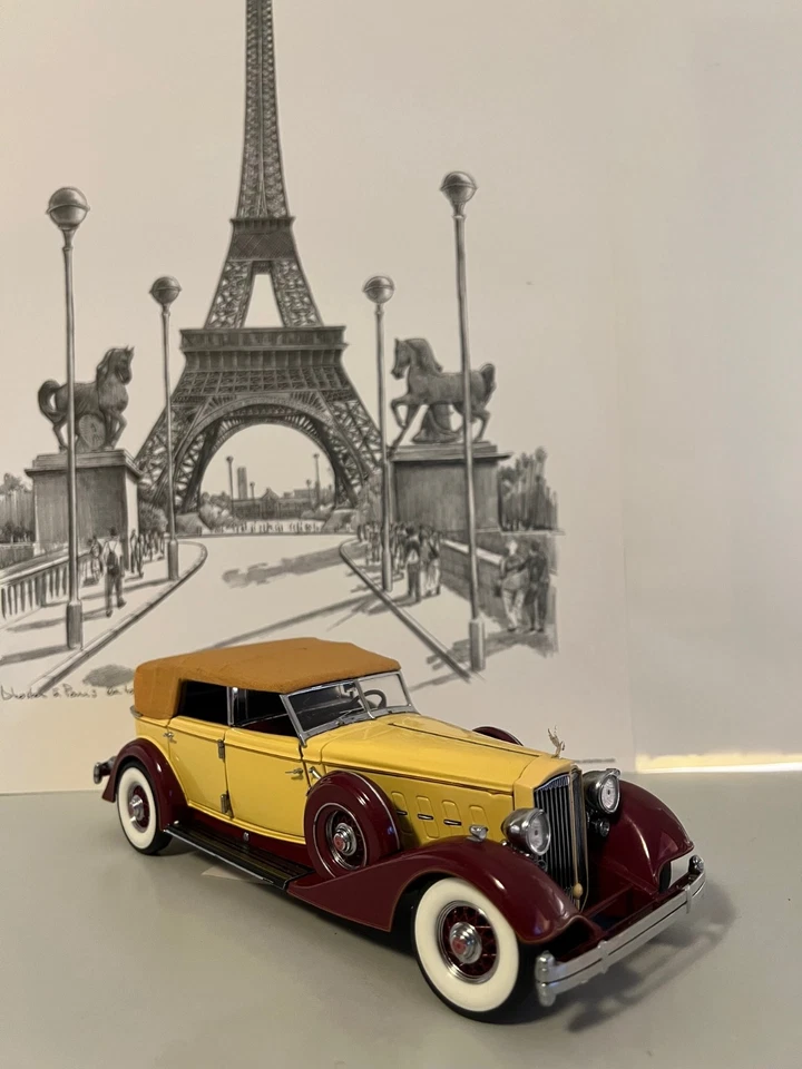 Franklin Mint Packard 1934 Convertible Sedan limited 1:24 inkl. OVP - Bild 2 von 4