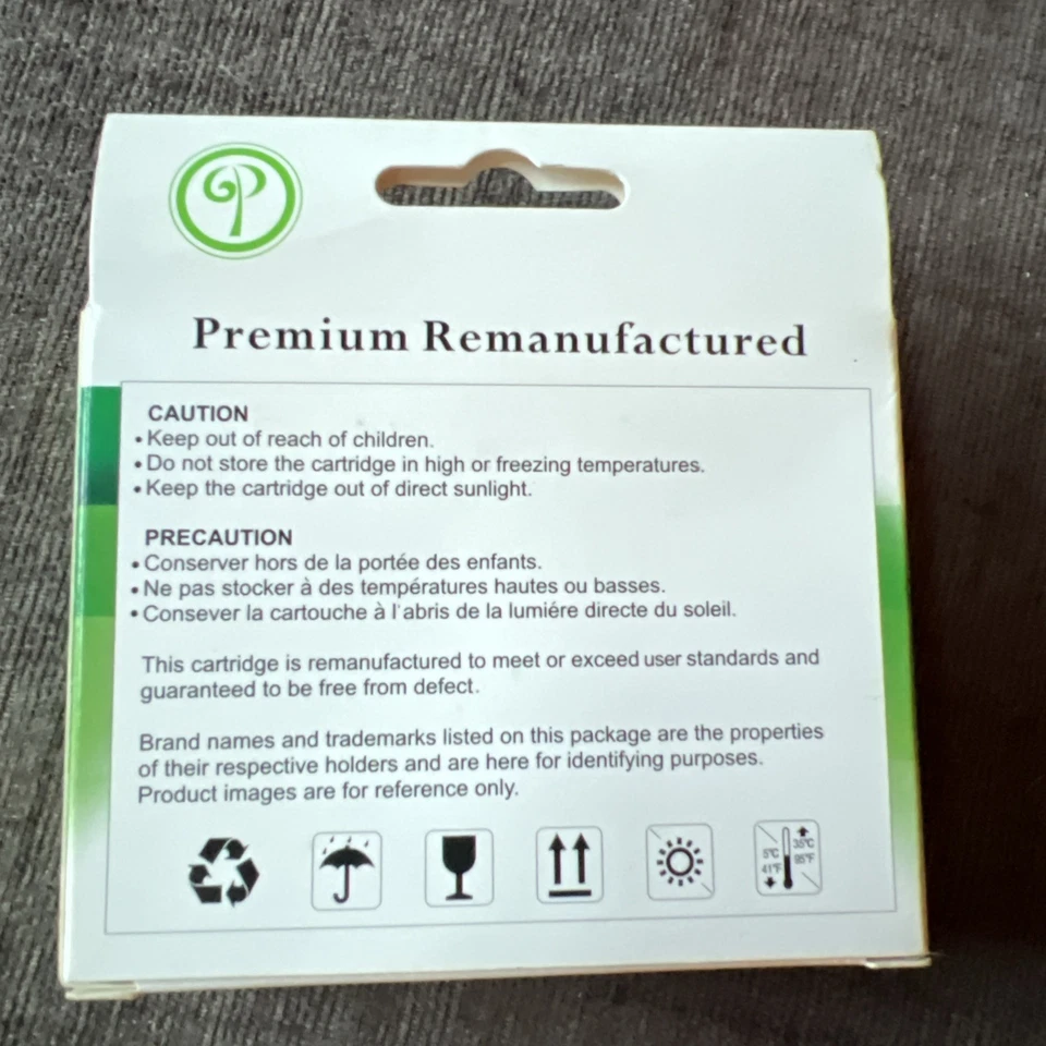 Cartucho de tinta PREMIUM Remanufactures E-T0601 negro c88 cx3800 cx3810 cx4200   Foto 2 de 2