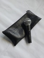 Vintage 80er Jahre Shure SM58S Gesangsmikrofon mit Schalter Softcase