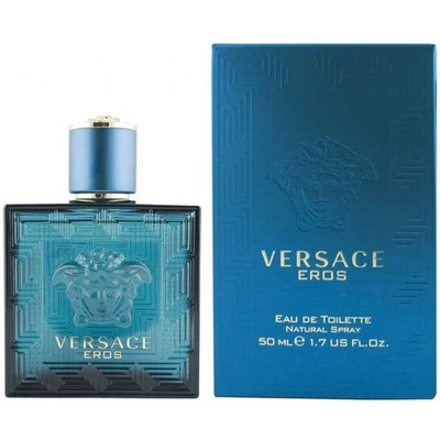 Versace Eros EDT Spray for Men 1.7 oz 50ml Long Lasting Fragrance