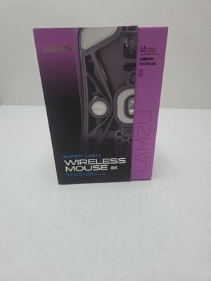 Lamzu Maya Champion Superlight Wireless/Wired Gaming Mouse 8K, Purple Shadow 47G
