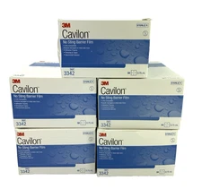 5 PACK ~ 3M Cavilon 3342 No Sting Barrier Film (250) Wipes 0.75 mL Exp. 2026