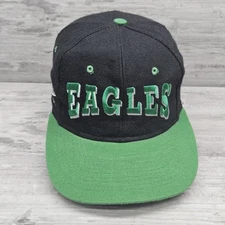 Vintage Rare Philadelphia Eagles Drew Pearson Wool Blend Black Dome Snapback Hat