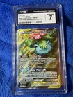 Venusaur & Snivy GX CGC 7 TAG TEAM Holo Black Star Promos 2019 SM229 Pokémon TCG