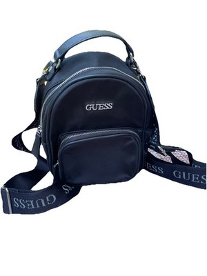 Guess Mini Backpack With Adjustable Straps Black Crossbody Option New W/Out Tags
