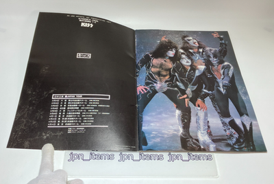KISS First JAPAN TOUR 1977 PROGRAM Book Vintage Booklet Pamphlet