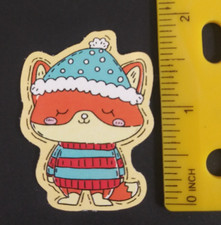 Cute Fox Cozy Warm Animal Sticker A