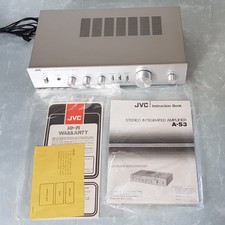 Vintage JVC A-S3 Stereo Integrated Amplifier + Manual + Orig. Box. Japan. *Video