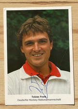 Tobias Frank original signierte Autogrammkarte Ak Hockey Nationalspieler 2. OS