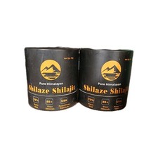 2 pack- Pure Himalayan Shilaze Shilajit 250 Mg Purified Resin Exp 6/26