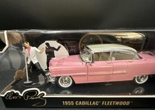 Jada Toys Hollywood Rides Elvis Presley 1955 Pink Cadillac Fleetwood Die Cast