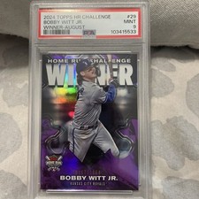 2024 Topps HR Challenge #29 Bobby Witt Jr August #d 167/1864 PSA Mint 9