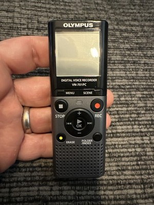 Olympus Digital Voice Recorder VN-701PC. Tested & Working. 