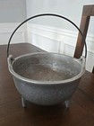 Vintage RWP Columbia PA Wilton Armetale Medium Cauldron 3 Leg Bowl with handle — photo 1