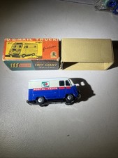 RARE VINTAGE SSS JAPAN Tiny Giant TIN FRICTION POSTAL MAIL TRUCK VAN WITH BOX