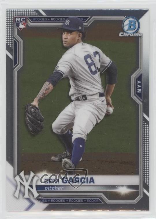 2021 Bowman Chrome Deivi Garcia #55 02ia