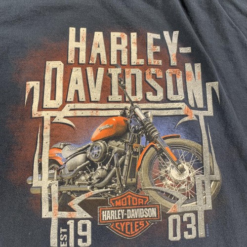 Harley-Davidson Shirt Mens 3XL 2000s Barnett El Paso TX Motorcycle Biker Tee - Picture 3 of 13