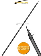 TUBERTINI LEVEL CHROME CANNA PESCA BOLOGNESE MARE FIUME LAGO CARBONIO