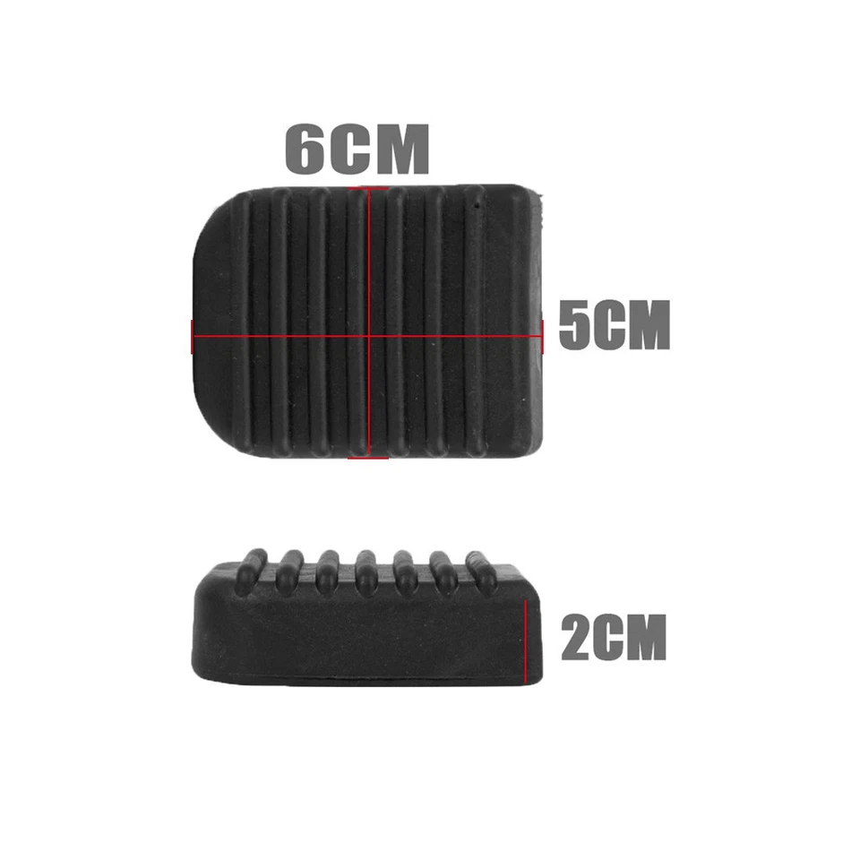 Almohadilla de goma para piezas de motocicleta para pie soporte de placa de extensión de pie protector Foto 3 de 4
