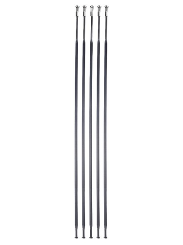 Bike Spoke Set Flat Straight Pull 5Pc High Strength Steel Rust Resistant - Picture 23 of 77