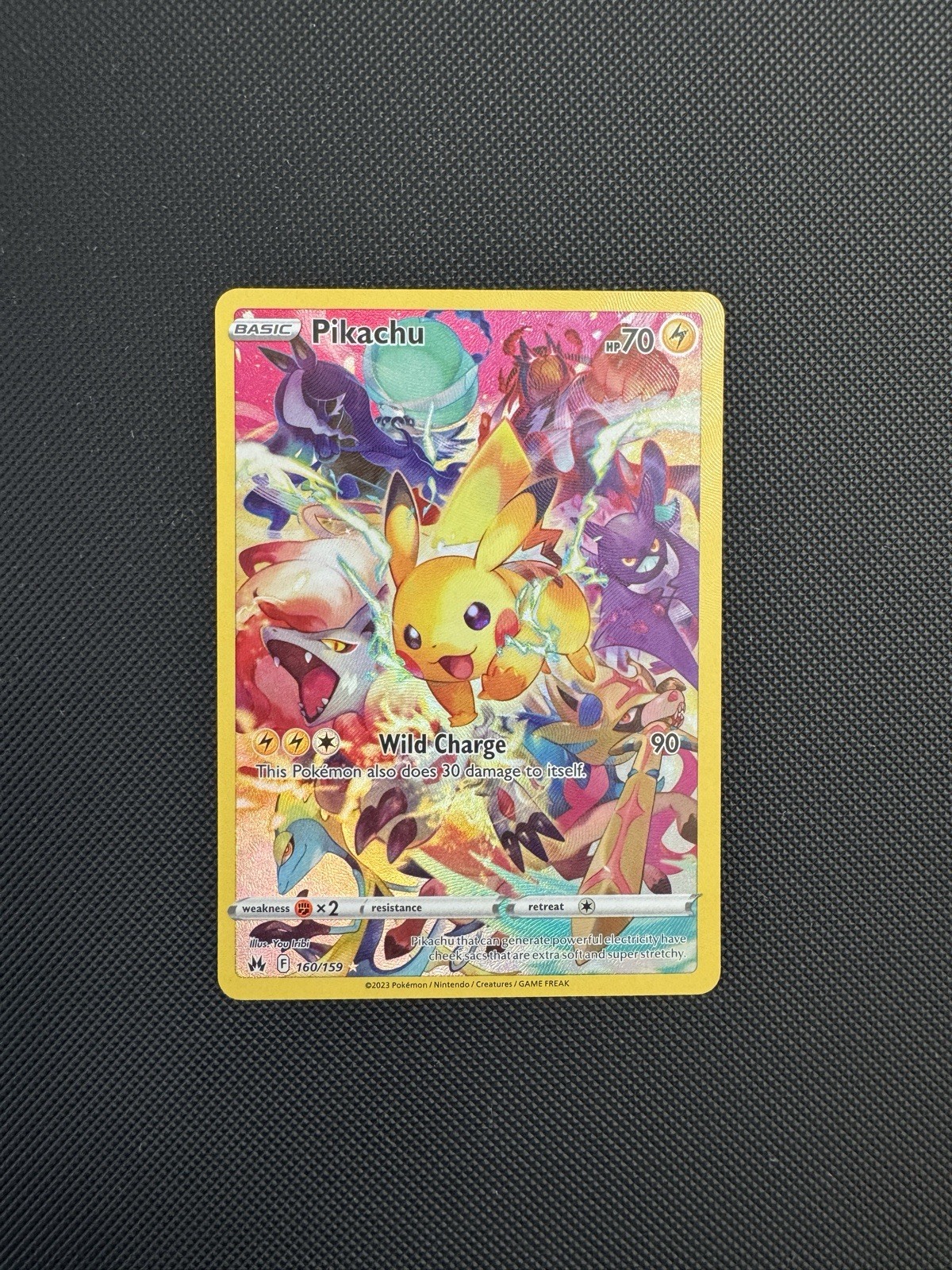 Pikachu (Secret) 160/159 Crown Zenith Holo