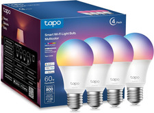 Tp-Link Smart Light Bulbs, 16M Colors RGBW, Dimmable, Compatible with Alexa and