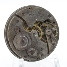 LANGENDORF STRATFORD SWISS 6j POCKET WATCH MOVEMENT 39.82mm FOR REPAIR (EV)