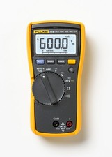 Fluke 114 True-RMS Multimeter with Personalised Calibration Certificate