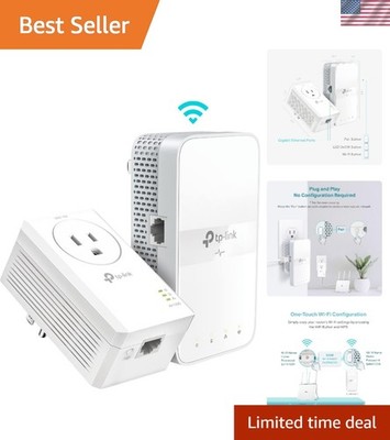 TL-KIT Powerline WiFi Extender with Plug & Play Installation for Instant Setup