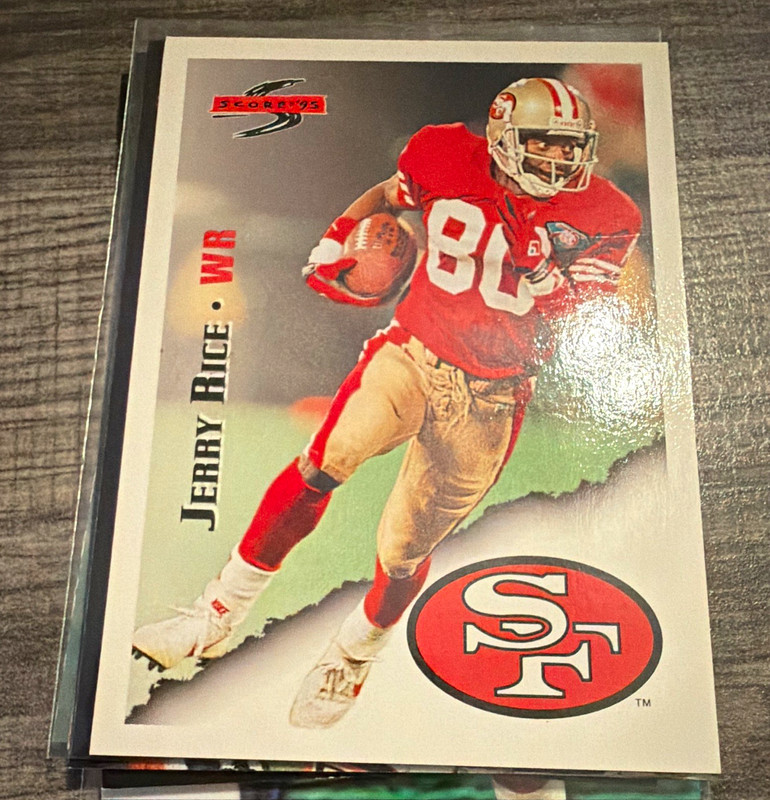 Pinnacle 1995 Score Jerry Rice #3 San Francisco 49ers NFL Football Card