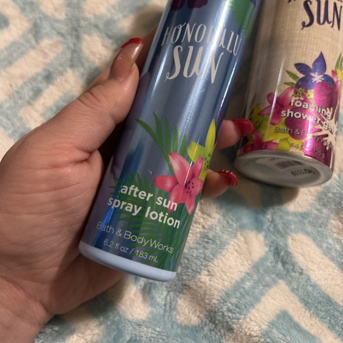 Bath & Body Works Honolulu Sun After Sun Spray Lotion & Foaming Shower Gel RARE* - Picture 2 of 8
