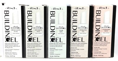 IBD Building Gel Soak-Off Hard Gel Nail Extension - Choose Any Color 0.5oz/14ml