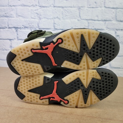 Size 10.5 - Jordan 6 Retro x Travis Scott Mid Olive NO BOX - Picture 9 of 13