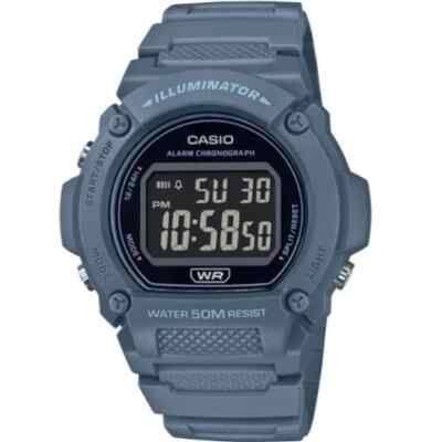 Casio Orologio Digitale Uomo – Quarz, Cinturino In Resina, Quadrante Grigio, Luce E Sveglia - 4