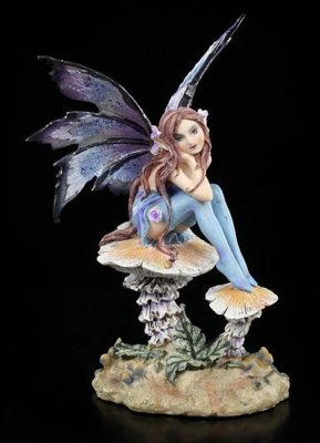 Amy Brown Elfen Figur - Nice Fairy - Fantasy Fee Naturelfe Deko Statue 