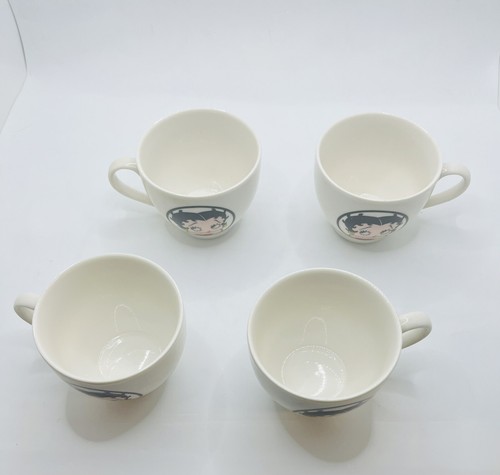 Vintage 2002 Betty Boop Tea Set Teapot 4 Teacups 2 Plates - Picture 11 of 23