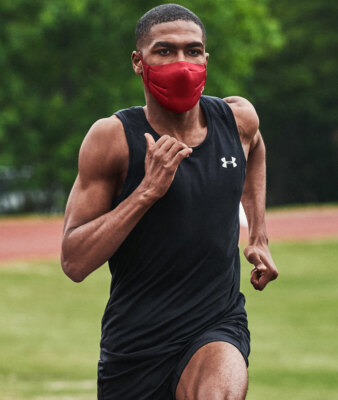 red under armour mask