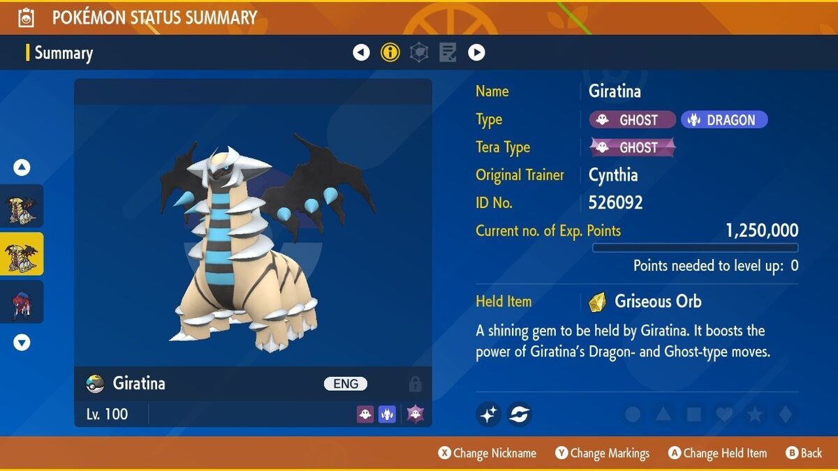 ✨ Shiny Giratina (Altered) ✨ Pokemon Brilliant Diamond Shining