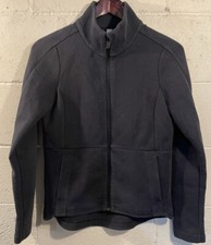 Lululemon Women's Insculpt Jacket Color Heathered Black / Black Size 4 Full Zip