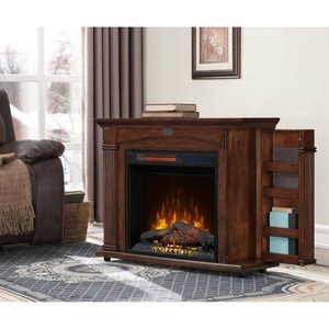 Prokonian 37 Inch Mantel Electric Fireplace In Cherry Ebay